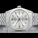 Rolex Datejust 36 Argento Jubilee Silver Lining Dial 1601